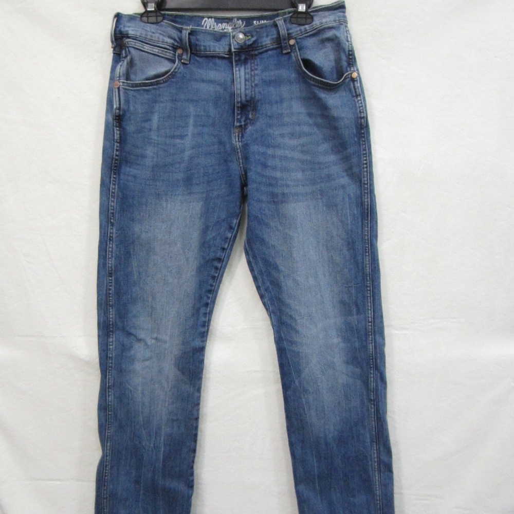 Wrangler Retro Slim Straight 33x36 Stone Washed Men's 112322491